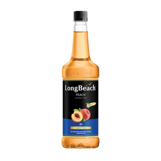 LongBeach Zero Calories Peach Syrup ลองบีชไซรัปไม่มีแคลอรี่พีช (740ml.)