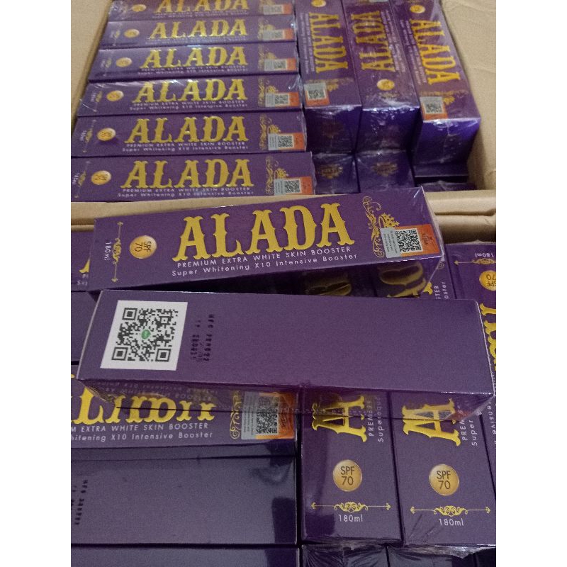 Alada whitening soap, cream and booster