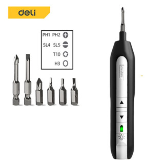 ไขควงไร้สาย 3.6V ไขควงไฟฟ้าไร้สาย ไขควงไฟฟ้า พร้อมดอกไขควง 6 ชิ้น สว่านไขควงไร้สาย พร้อมสาย USB เล็กกะทัดรัด JDS