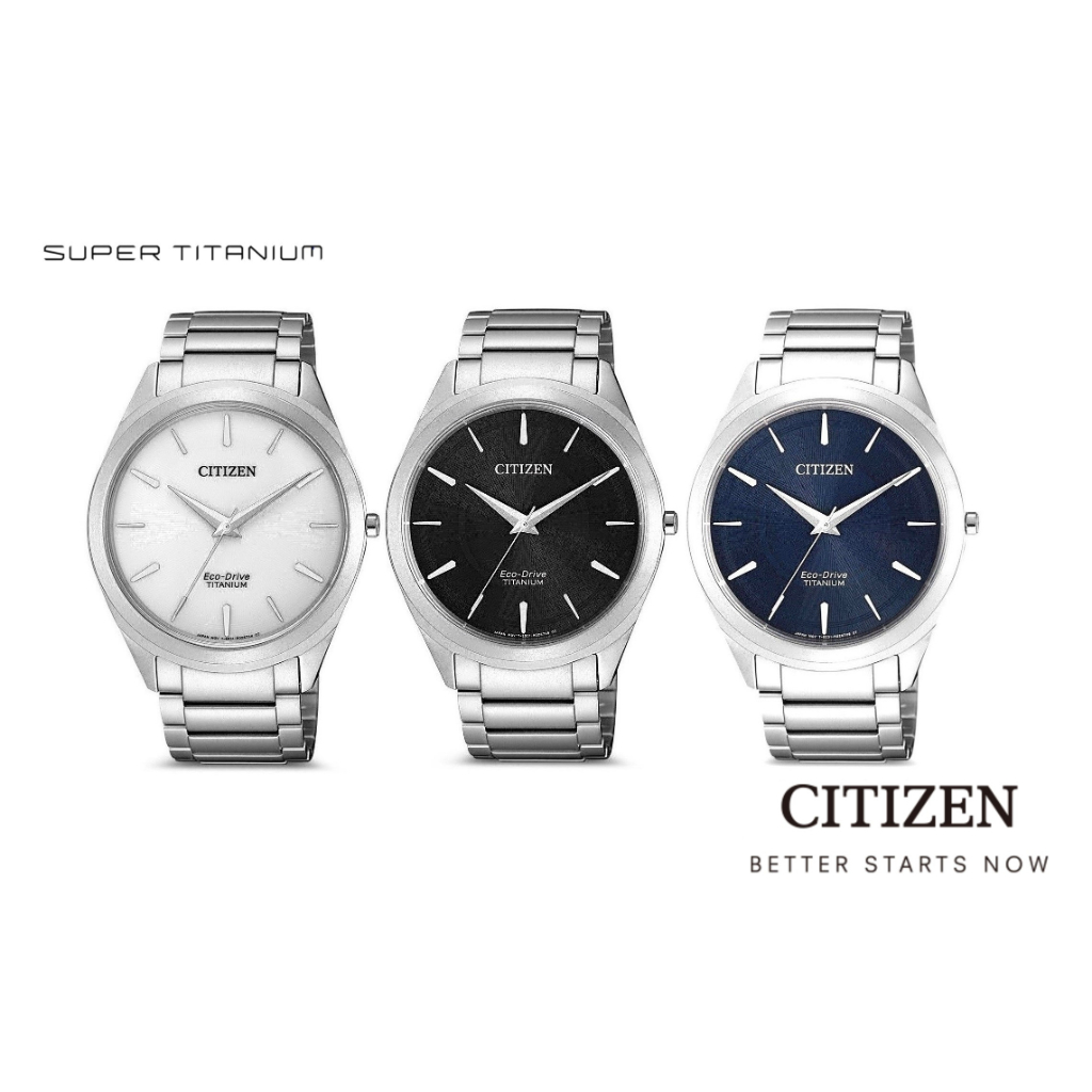 CITIZEN Eco-Drive BJ6520-82 Super-Titanium Men's Watch ( นาฬิกาผู้ชายพลังงานแสง )
