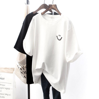 พร้อมส่ง (คุณภาพดี) ✅ เสื้อยืด แขนสั้น Unisex  เสื้อยืดสีขาว เสื้อยืดสีดำ oversize เสื้อยืดสีพื้น เสื้อมินิมอล ชาย-หญิง