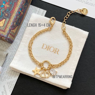 สร้อยข้อมือ Dior ดิออร์ งานออริ ประดับเพชร CZ