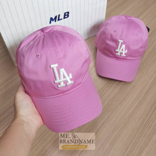 ของแท้ 💯% MLB N-Cover Slider Cap หมวกสีชมพู logo LA 💗💗