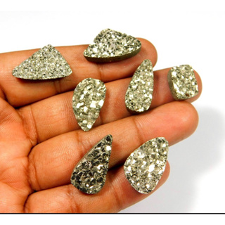 1 Pc Random Pick Natural Pyrite Wholesale Price Stone Cabochons Handmade And hand polished for Making Jewelry