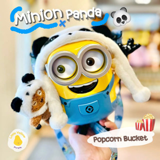 ถังป็อปคอร์น Minions x Panda 🐼🧸 Popcorn Bucket 🍿2023 Universal Beijing