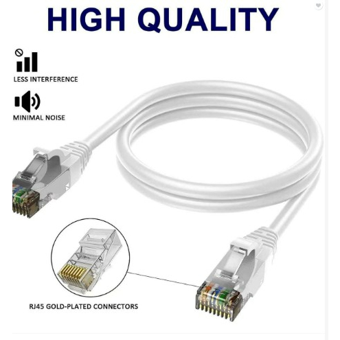 สายเเลน CAT5E UTP ภายใน สายlan cable indoor 10/100/1000 สายแลนอินเตอร์เน็ต เข้าหัวสำเร็จ RJ45