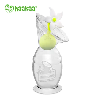 Haakaa Set-Silicone Breast Pump Gen 2 & Stopper กรวยปั๊มนมสุญญากาศ