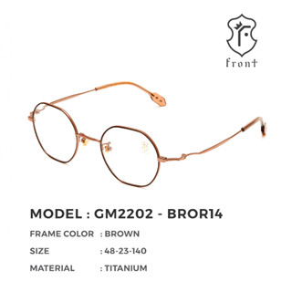 FRONT - แว่นสายตา รุ่น GM2202 - สามารถนำมาตัดแว่นสายตาได้ - Fronteyewearthailand