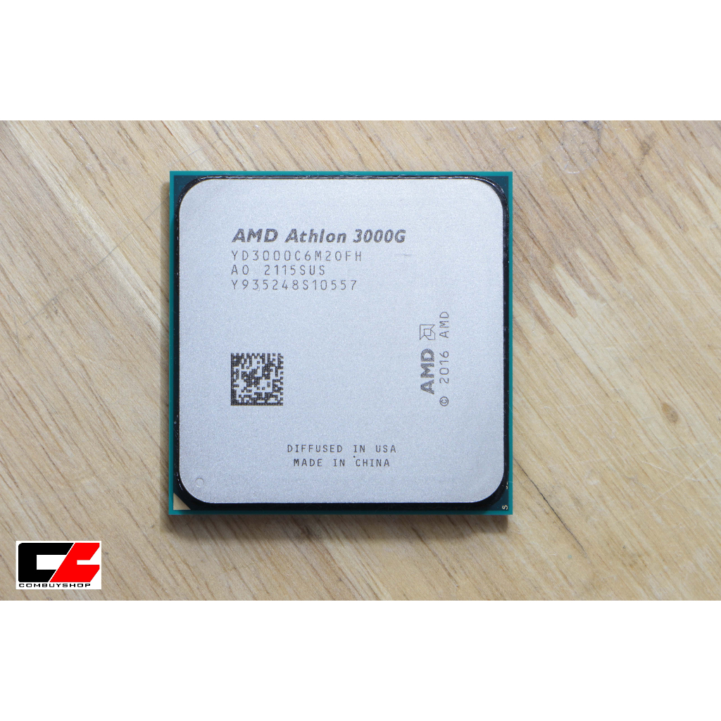CPU AMD AM4 ATHLON 3000G [ รองรับบอร์ด AM4 มีการ์ดจอในตัว + SINK AMD RYZEN  ]