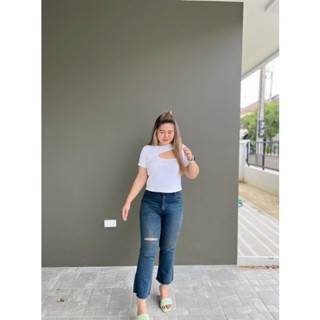 Helloguys เสื้อยืดผ้าร่องไฮโซ ผ้าไม่ย้วย ร่องสวน ใส่สบาย