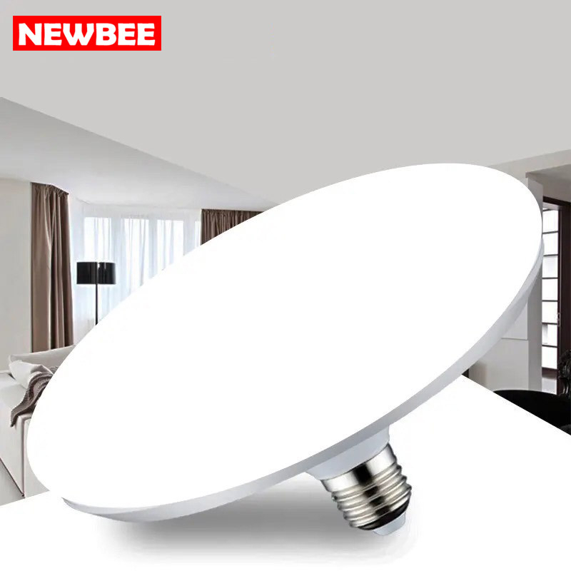 หลอดไฟ LED UFO ขั้ว E27 แสงขาว วอร์ม 45W 55W 85W 125W 150W แสงกระจายกว้าง หลอดไฟตลาดนัด