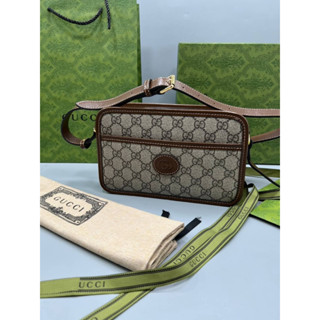 Gucci mini bag with interlocking Grade vip size 22 cm อปก.Fullboxset