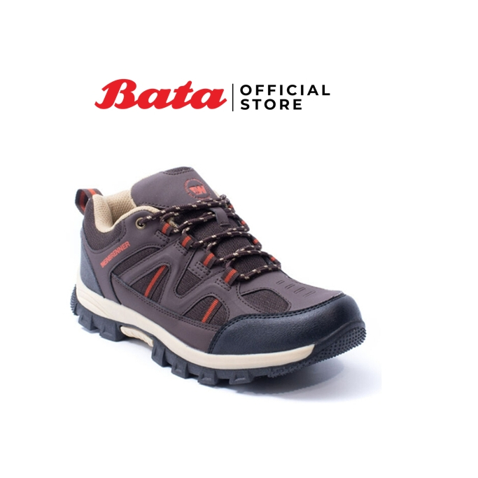 Bata บาจา ยี่ห้อ Weinbrenner รองเท้าลำลอง รองเท้าผ้าใบ แบบผูกเชือก สมบุกสมบัน สำหรับผู้ชาย รุ่น Kowloon สีน้ำตาล 8214321