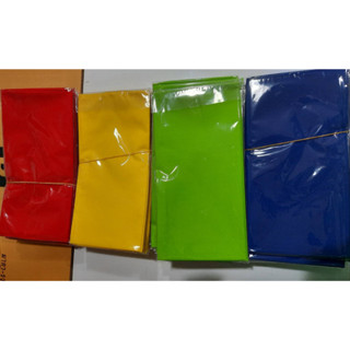ผ้าพันคอ สีพื้นผ้าโพกหัว ผ้าทำกิจกรรม หลากสีพร้อมส่งจาก กทม