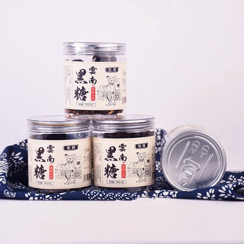 น้ำตาลแดงผสมขิง แก้ปวดท้องประจำเดือน ขนาด 300g พร้อมส่ง น้ำตาลแดง ขิง น้ำตาลก้อน 红糖生姜 黑糖