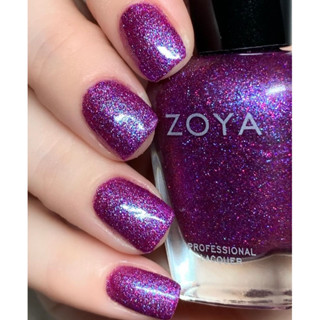 พร้อมส่ง Zoya  Eradani ม่วงบานเย็น ม่วง magenta ม่วงโฮโลแกรม วิ้งโฮโลแกรมระยิบ ชิมเมอร์บานเย็นกับฟ้าอย่างเด้ง แท้ 💯%