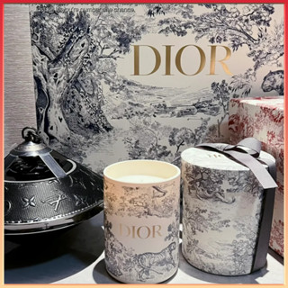 ✨ของแท้100%✨ Dior Hortensia Gray Raspberry Hydrangea Scented Candle เทียนหอม 280g