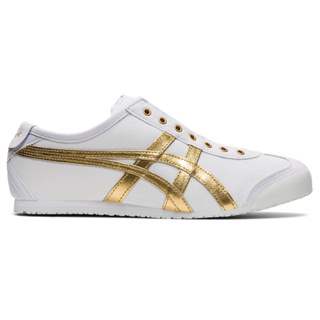 Onitsuka Tiger Mexico 66 Slip-on White/Pure Gold ของใหม่ ของแท้100% มีกล่องป้ายครบ 3,990