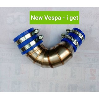 ท่อกรองเลส New Vespa, Vespa LX , S, Sprint, Primavera 125-150 สำหรับ i - get เท่านั้น