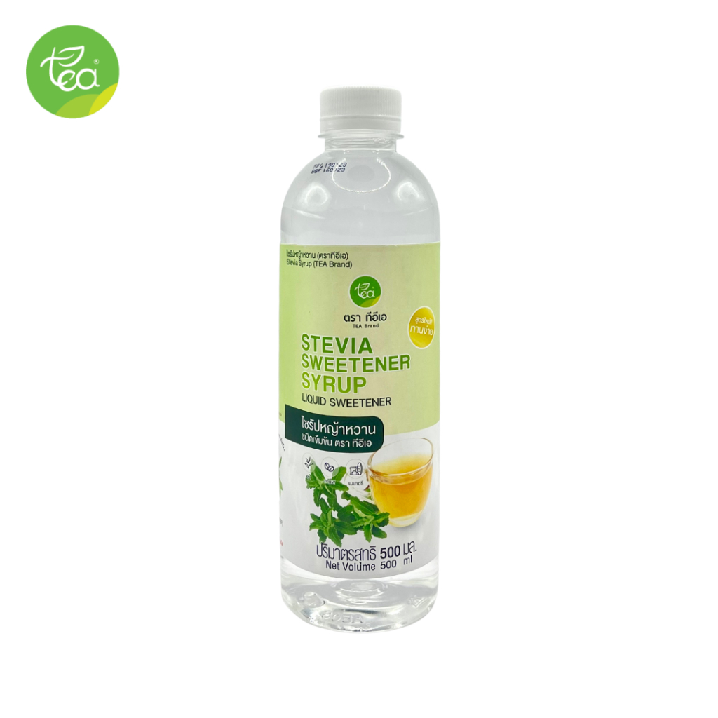 ทีอีเอ ไซรัปหญ้าหวาน น้ำเชื่อมหญ้าหวาน Low Fat 0% Stevia Syrup 500 ml