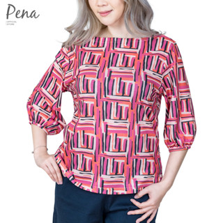 Pena house เสื้อยืดคอกลม แขนสามส่วน  รุ่น PSTL062202