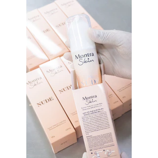 Montra Skin NUDE SPF 50 PA+++ ครีมลงผิวตัวสำหรับผิวสองสี ครีมลงผิวผ่อง กันน้ำ กันแดด ไม่ติดชุด ไม่ติดขน ไม่ติดเบาะรถ