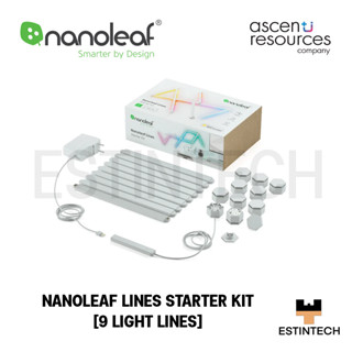 Light (ระบบไฟ) NANOLEAF Lines Starter Kit (9 Light Lines) ของใหม่ประกัน 2ปี
