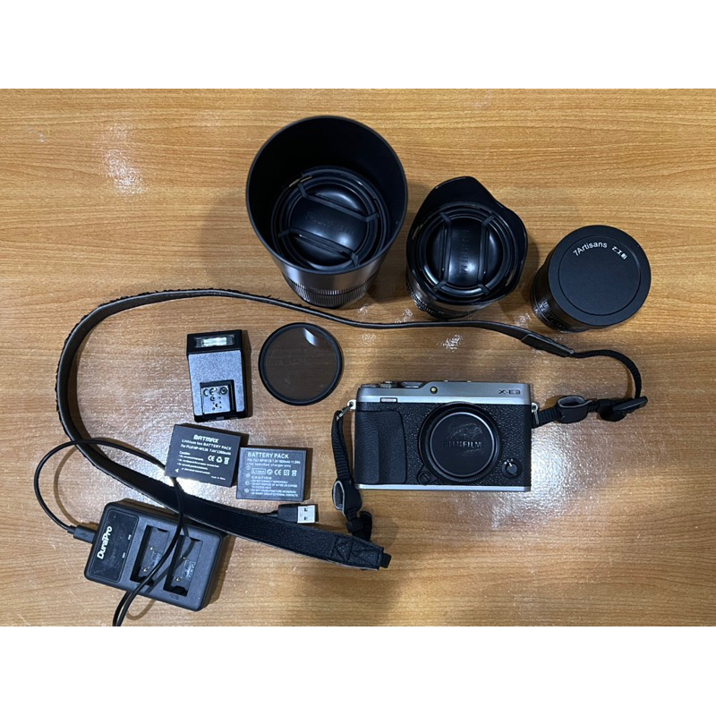 *มือสอง* กล้อง Fuji xe3 + เลนส์ kit, wide, Tele