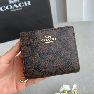 🍀🍀มีหลายสี COACH​ SNAP WALLET🍀🍀