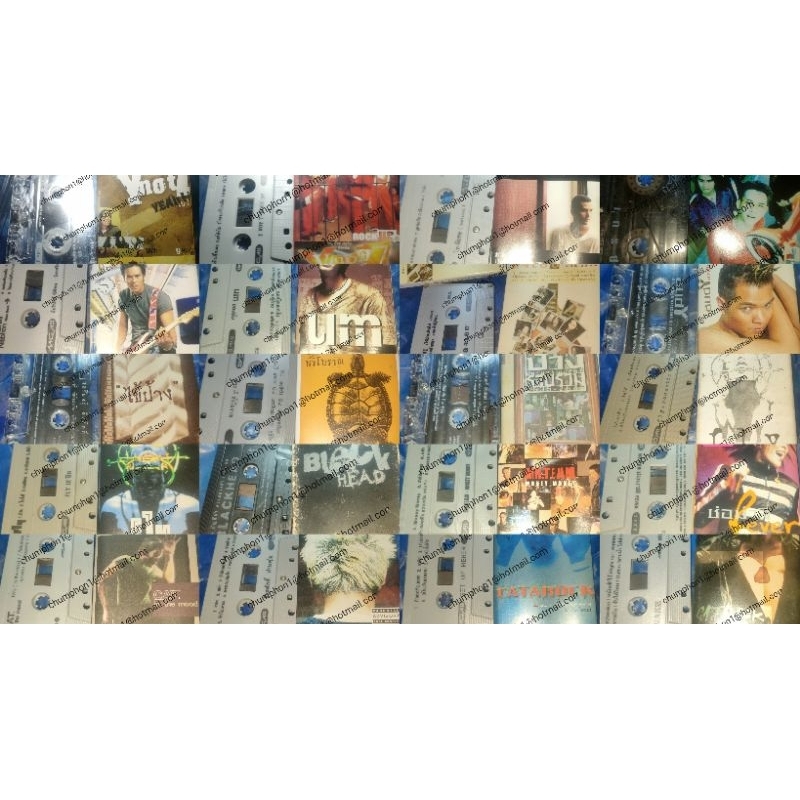 Fly Ynot7 ,ป้าง, ฯลฯ เทปคาสเซ็ทเพลงร็อค 90's สภาพดีเก่าเก็บ