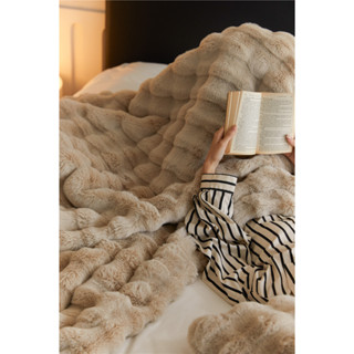 WB11/WB12 - Toscana Fur Fabric Blanket ผ้าห่มทัสคาน่าสไตล์อิตาลี่ ขนาด 160*200 ซม.