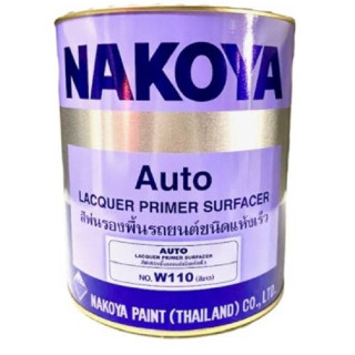 Nakoya Lacquer Primer Surfacer White พ่นรองพื้น นาโกย่า สีขาว W110