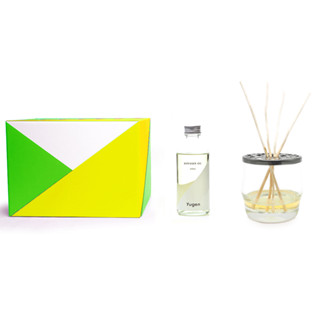 Yugen ชุดก้านไม้กระจายกลิ่นหอม กลิ่นเมลอน (Yugen - Reed Diffuser 100 ml Set / Scent : Melon)