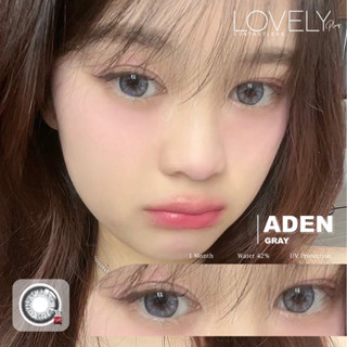 ✨ Aden Gray ขนาดตาโต ตาหวานตัดขอบ (Bigeyes) ☀️กรองแสง uv เลนส์แท้จดทะเบียนถูกต้อง ผ่านอย.ไทย บิ๊กอายสีเทา✔️