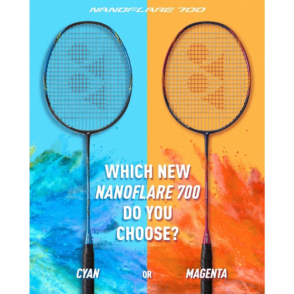 YONEX ไม้แบดมินตัน รุ่น NANOFLARE 700 Made in Japan (4U-5U/Head-Light Balance/Medium/28lbs) Genuine 