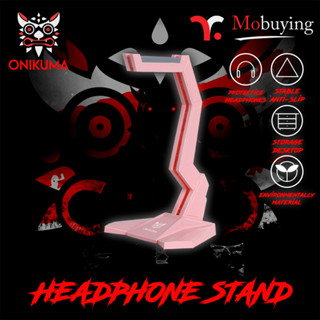 แท่นวางหูฟัง Onikuma Headphone Stand ดีไซน์เท่ ผลิตจากวัสดุพลาสติกอะคริลิก แข็งแรงทนทานประกอบง่าย (รับประกันภายใน 7 วัน)