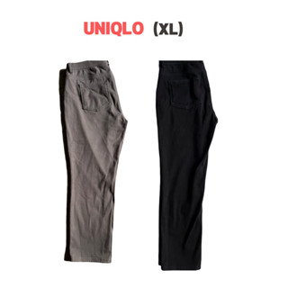 Uniqlo (XL) กางเกงขายาว ผ้ายืด