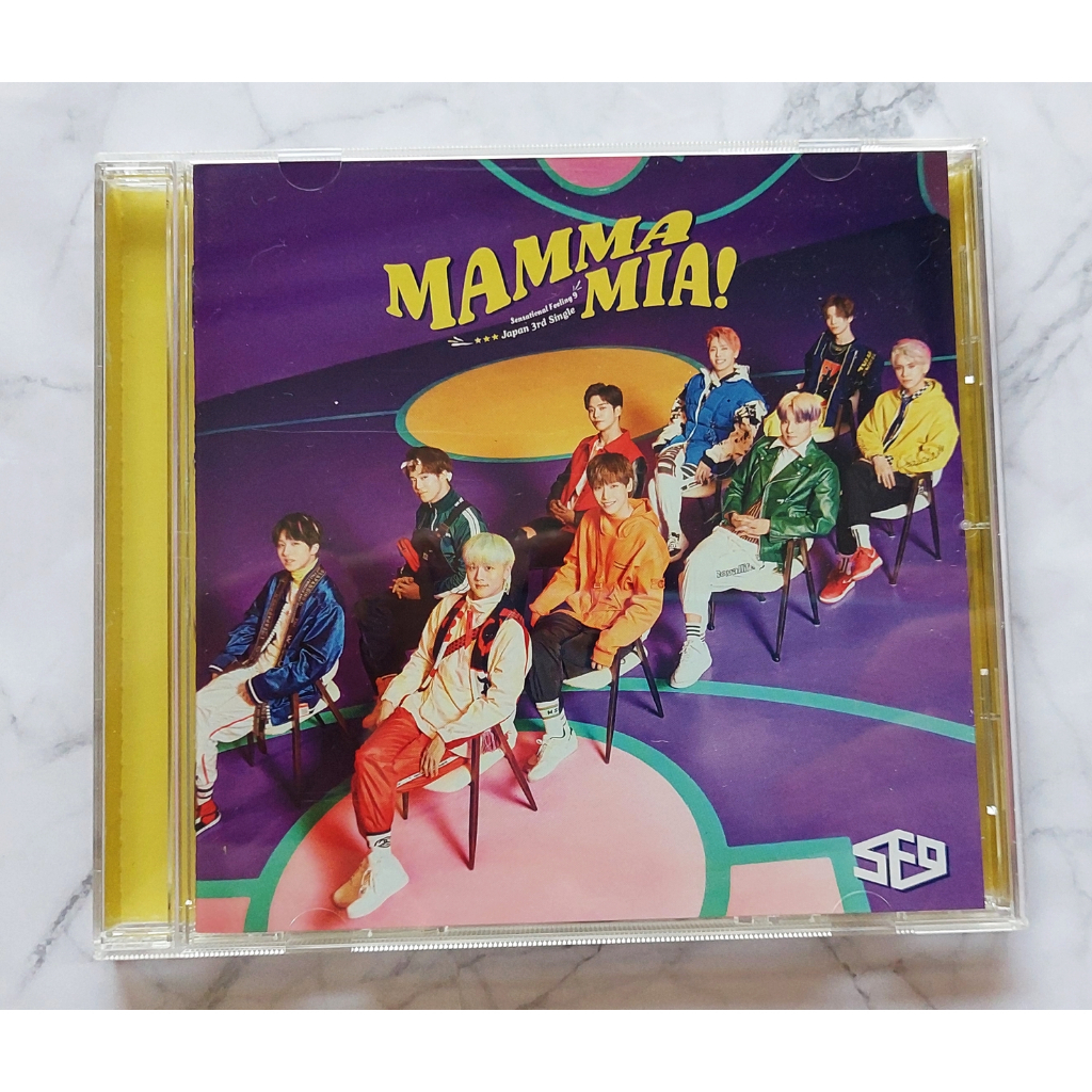 อัลบั้ม ญี่ปุ่น SF9 - MAMMA MIA! Japanese Album เวอร์ Limited A แกะแล้ว ไม่มีการ์ด พร้อมส่ง Kpop CD