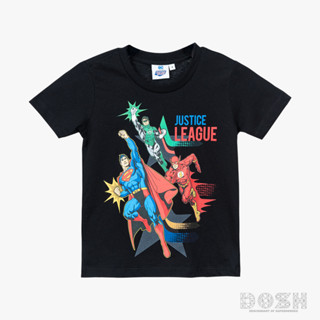 DOSH BOYS T-SHIRTS JUSTICE LEAGUE เสื้อยืดคอกลมเด็กชาย DJBT5044-BL