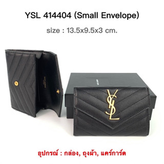 YSL ENVELOPE BLACK-GOLD CARDCASE