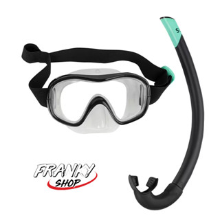 ชุดหน้ากากดำน้ำและท่อหายใจสำหรับผู้ใหญ่ Adult snorkeling mask and snorkel set