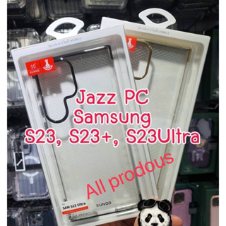 Xundd Jazz PC series Case Samsung Galaxy S23 / S23 Plus / S23 Ultra ฝาหลัง เคสใส เครสแข็ง ขอบสี (ของแท้100%)