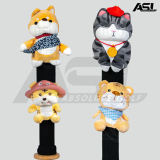 ANIMALS GOLF HEAD COVER FOR FAIRWAY HYBRID ครอบตุ๊กตาสำหรับใส่หัวไม้กอล์ฟ แฟร์เวย์ ไฮบริด แมว เสือ หมา