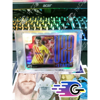 การ์ดนักฟุตบอล 2021-22 Topps Merlin Chrome U23 Stars U23-10 Pedri - FC Barcelona  (แถม Topload+teambag)