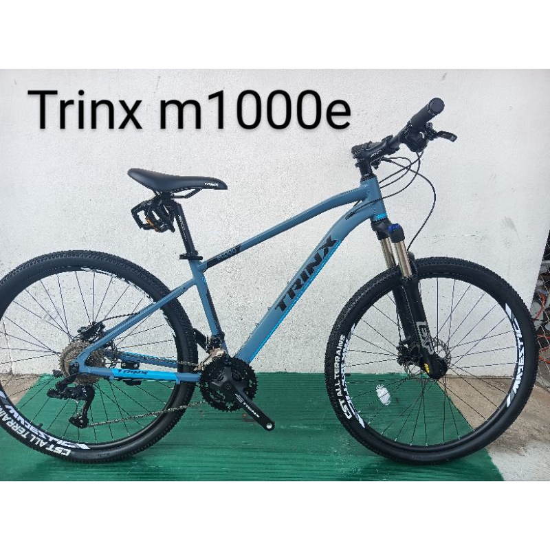 จักรยานเสือภูเขา TRINX ล้อ 27.5 นิ้ว เกียร์ 30 เฟรมอลูมิเนียมไซ16สีเทา