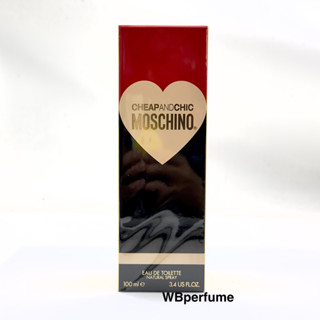 น้ำหอมแท้100% น้ำหอม Moschino Cheap And Chic EDT 100 ml. กล่องซีล