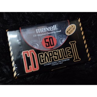 Maxwell CD Capsule II เทปเปล่าโครเมี่ยมซีลในห่อ High Position Type II 50 นาที