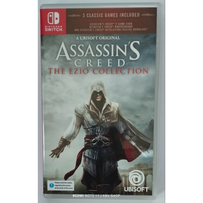 (⚡มือ 1,2 พร้อมส่ง⚡)Nintendo Switch : Assassin's Creed The Ezio Collection มือหนึ่ง มือสอง