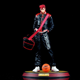 Slam Dunk Hanamichi Sakuragi แบกกระเป๋า 2 หัวเปลี่ยน PVC Figure 32 cm