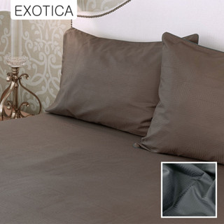 EXOTICA ชุดผ้าปูที่นอนรัดมุม + ปลอกหมอน ลาย NEOTOPIA สำหรับเตียงขนาดขนาด 6 ฟุต(คิงไซส์) และ 3.5 ฟุต(ทวินไซส์)